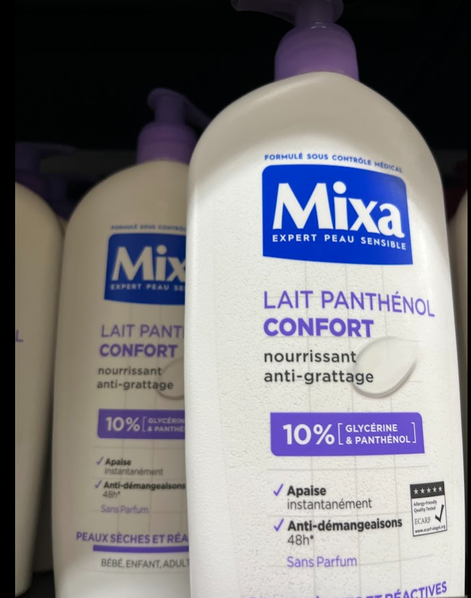 Lait de corp mixa