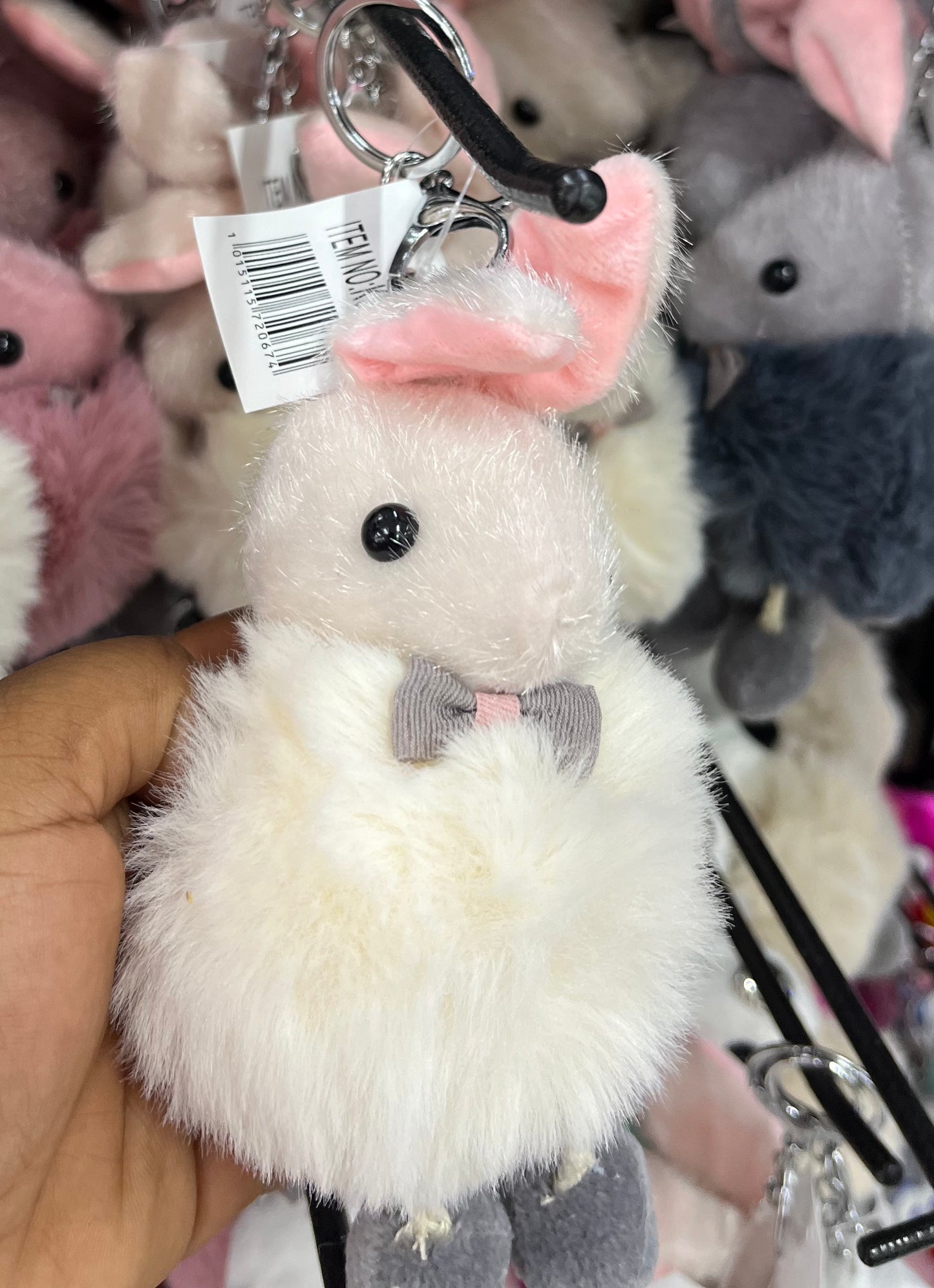 Porte-clé Lapin Pompon Ultra Doux – L’accessoire qui fait fondre tout le monde !