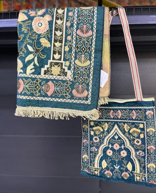 Tapis de Prière Premium avec Sac Assorti